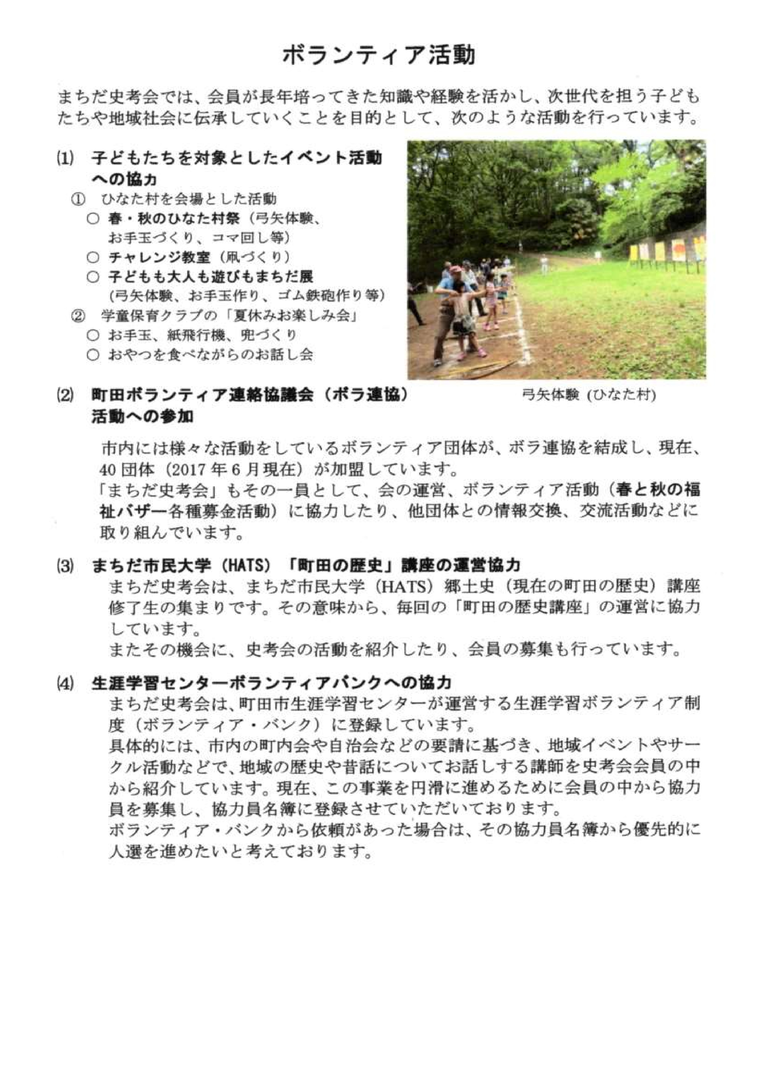 最新のボランティア活動